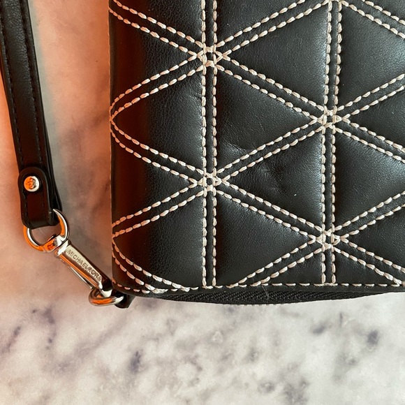 Michael Kors Black Quilted Wristlet - Picture 5 of 5